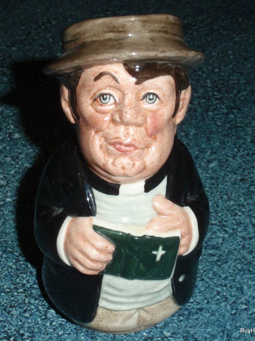 "The Clergyman" Royal Doulton Rev. Cassock Toby Jug D6702 - Doultonville Series!